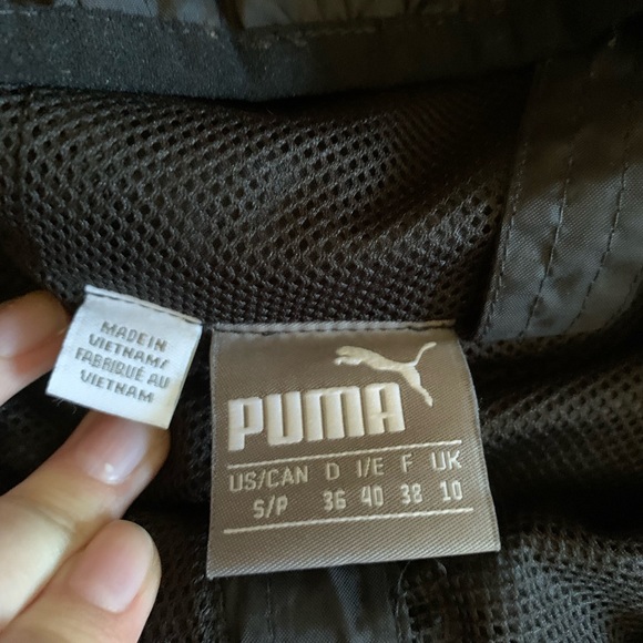 Puma black windbreaker jacket - Picture 2 of 2